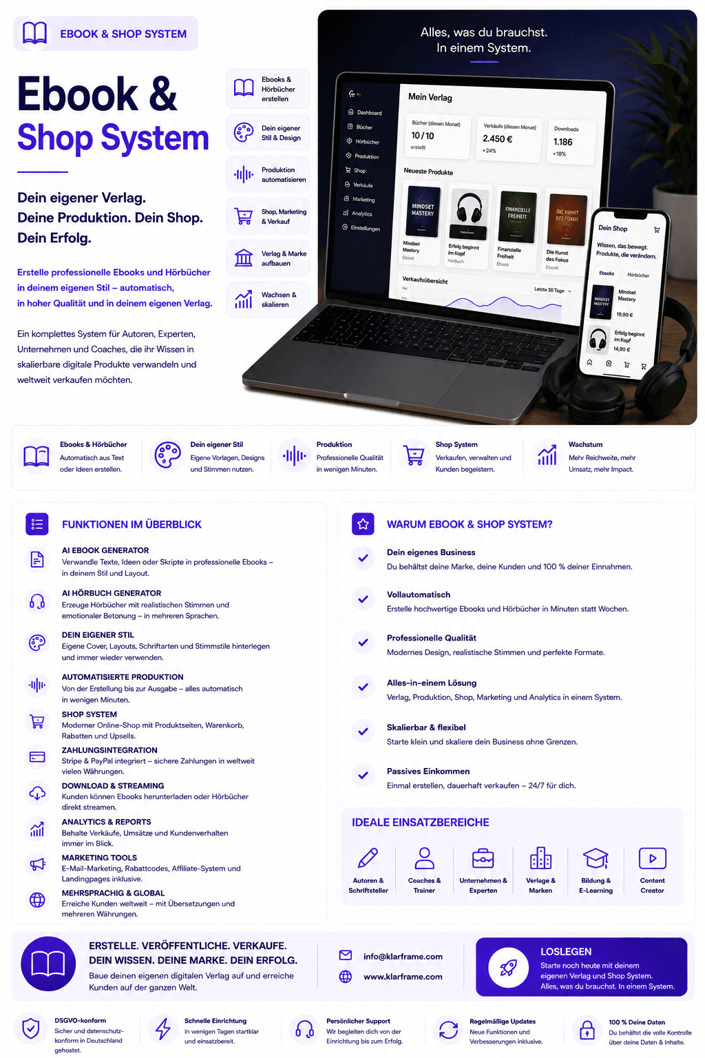 Ebook & Shop System